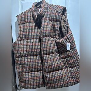 Old Navy Multicolor Plaid Vest